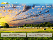 Tablet Screenshot of legacyaggroup.com
